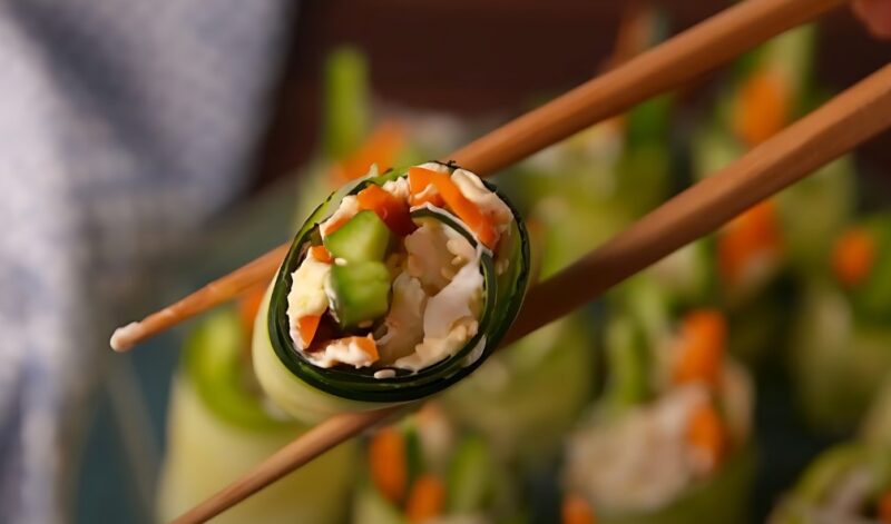 Recipe for Zucchini Sushi Rolls